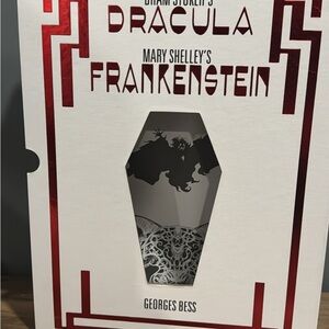 Dracula and Frankenstein Graphic Novel holder